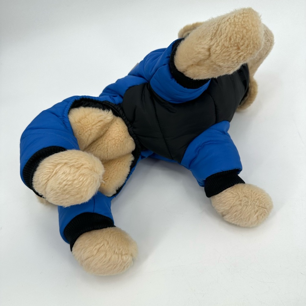 Duomm Brand Dog Coat Full Body Doggie Winter Coat Small Pet Clothes Blue Quilted - Picture 4 of 11